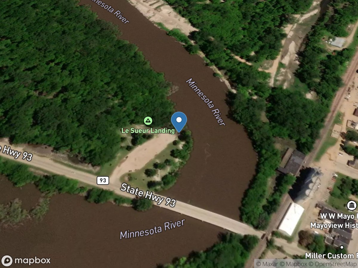 Minnesota River, Le Sueur State Water Access Site