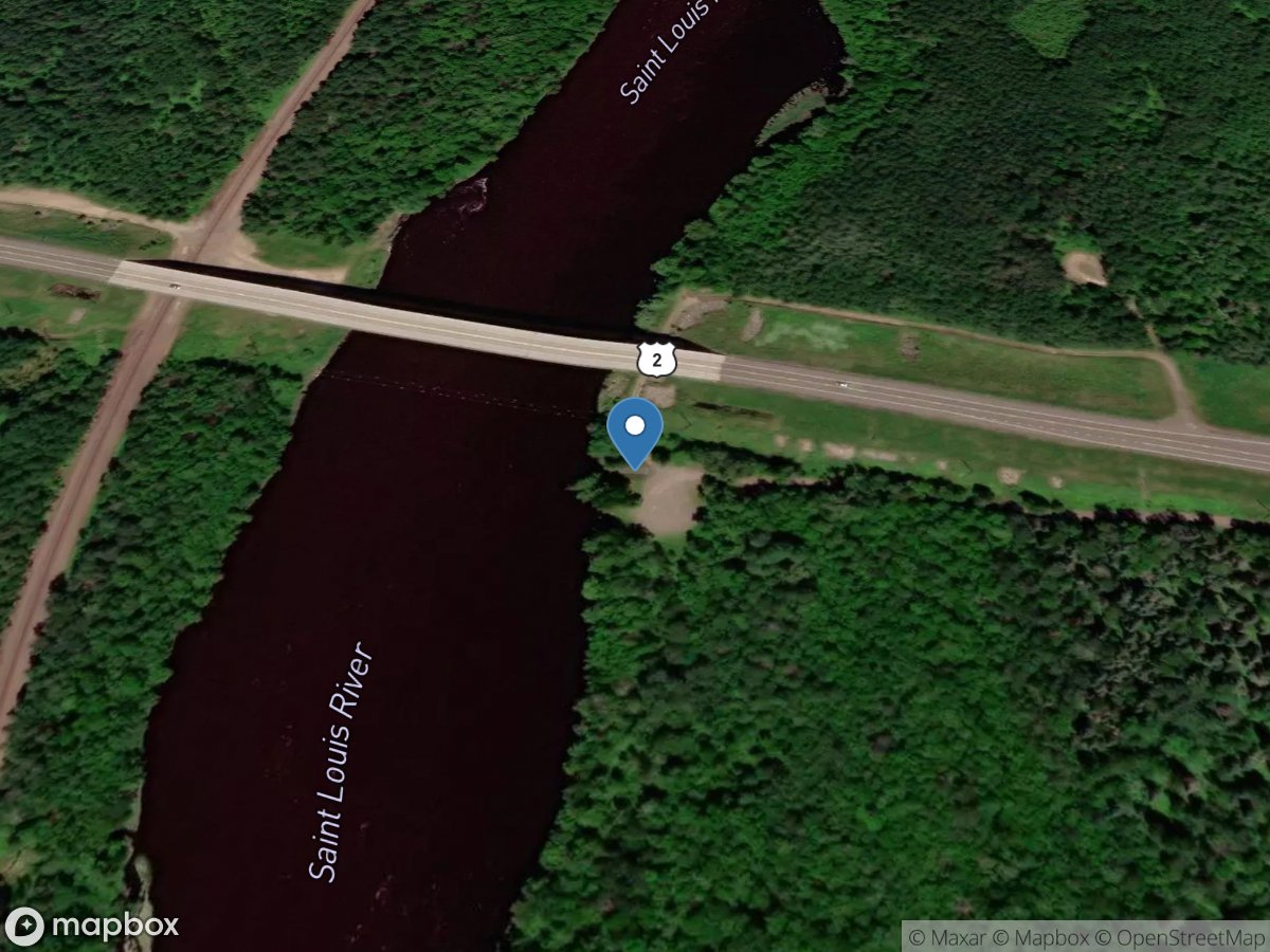 St. Louis River, Hwy 2 State Water Access Site