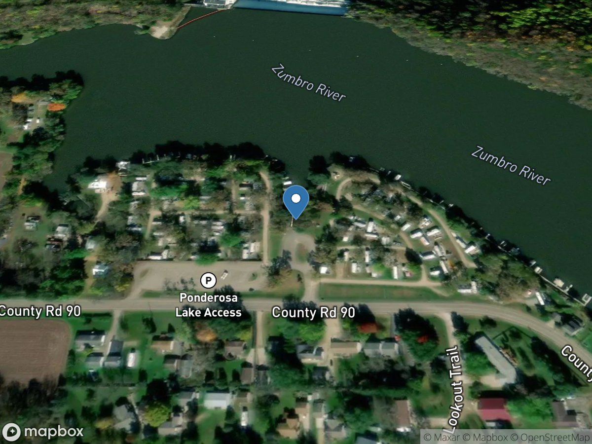 Zumbro River, Lake Zumbro/Ponderosa State Water A*