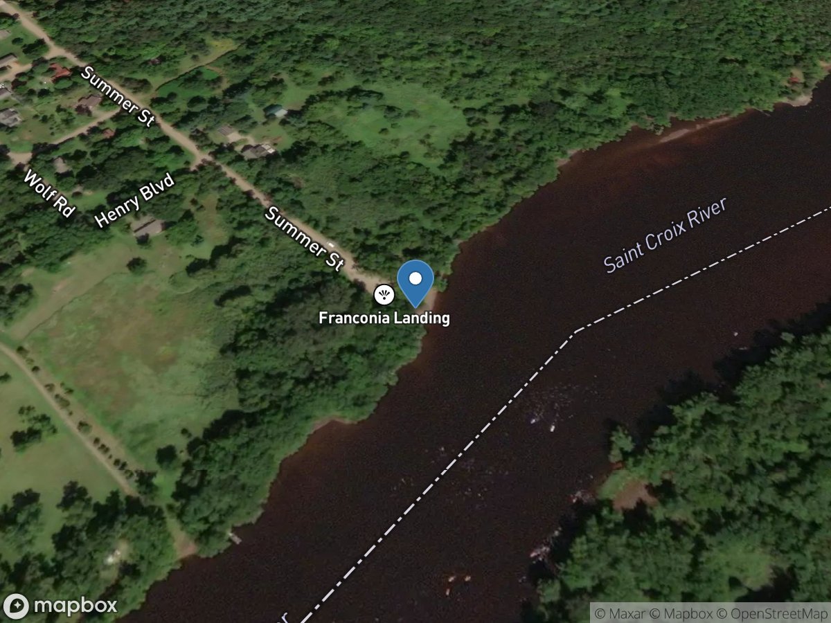 St. Croix River, Franconia Landing State Water Ac*