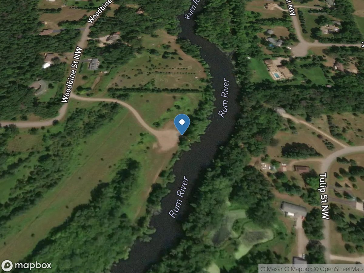 Rum River, River Meadows State Water Access Site