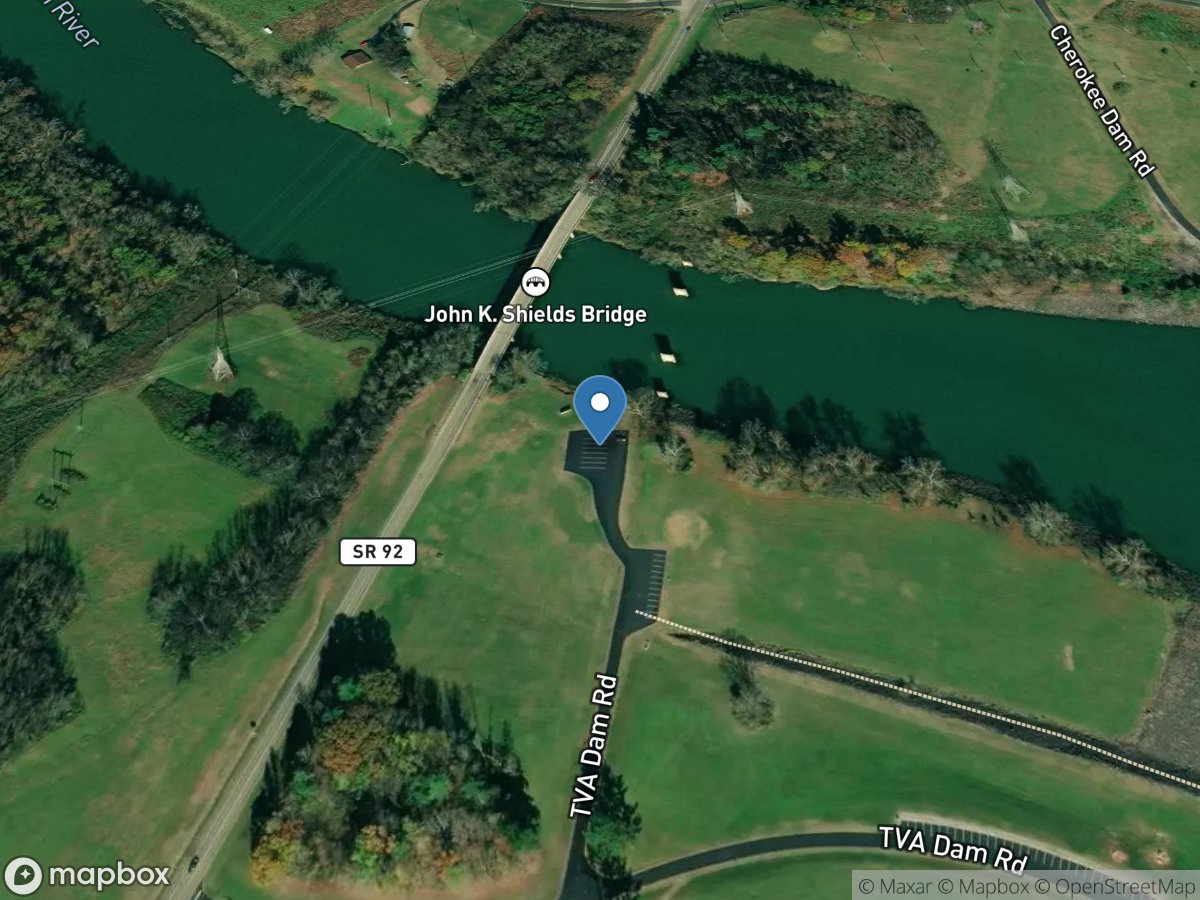 Cherokee Dam Tailwaters