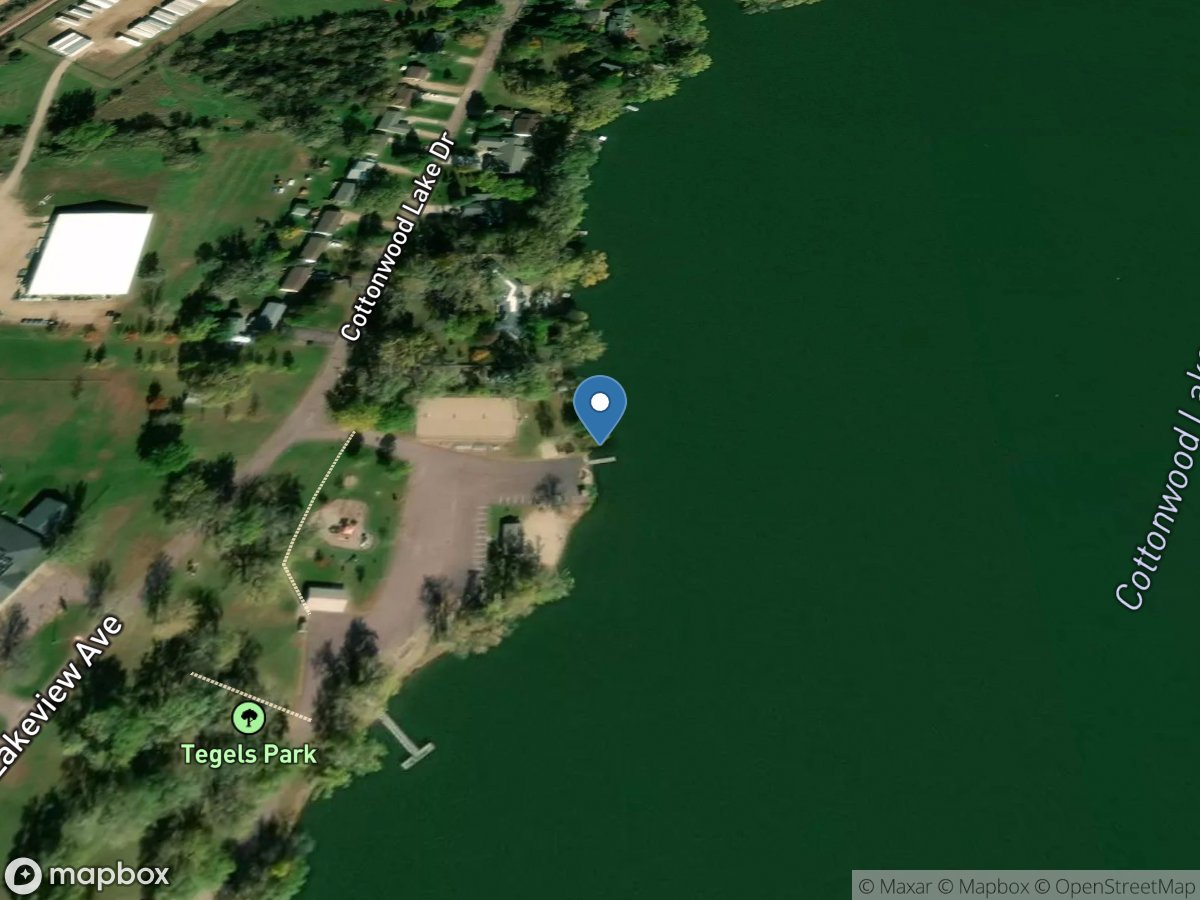 Cottonwood Lake State Water Access Site