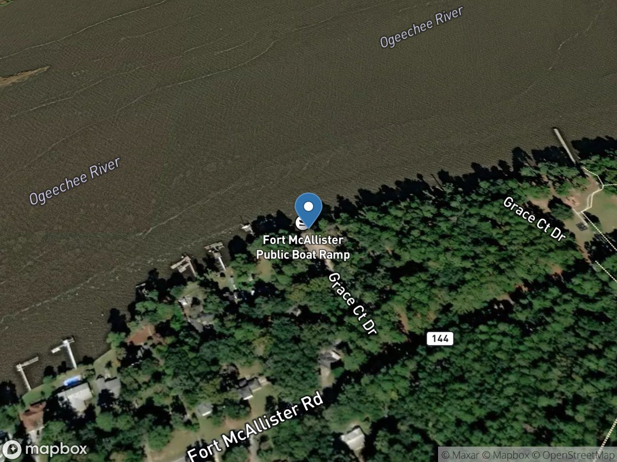 Fort McAllister Ogeechee River Boat Ramp