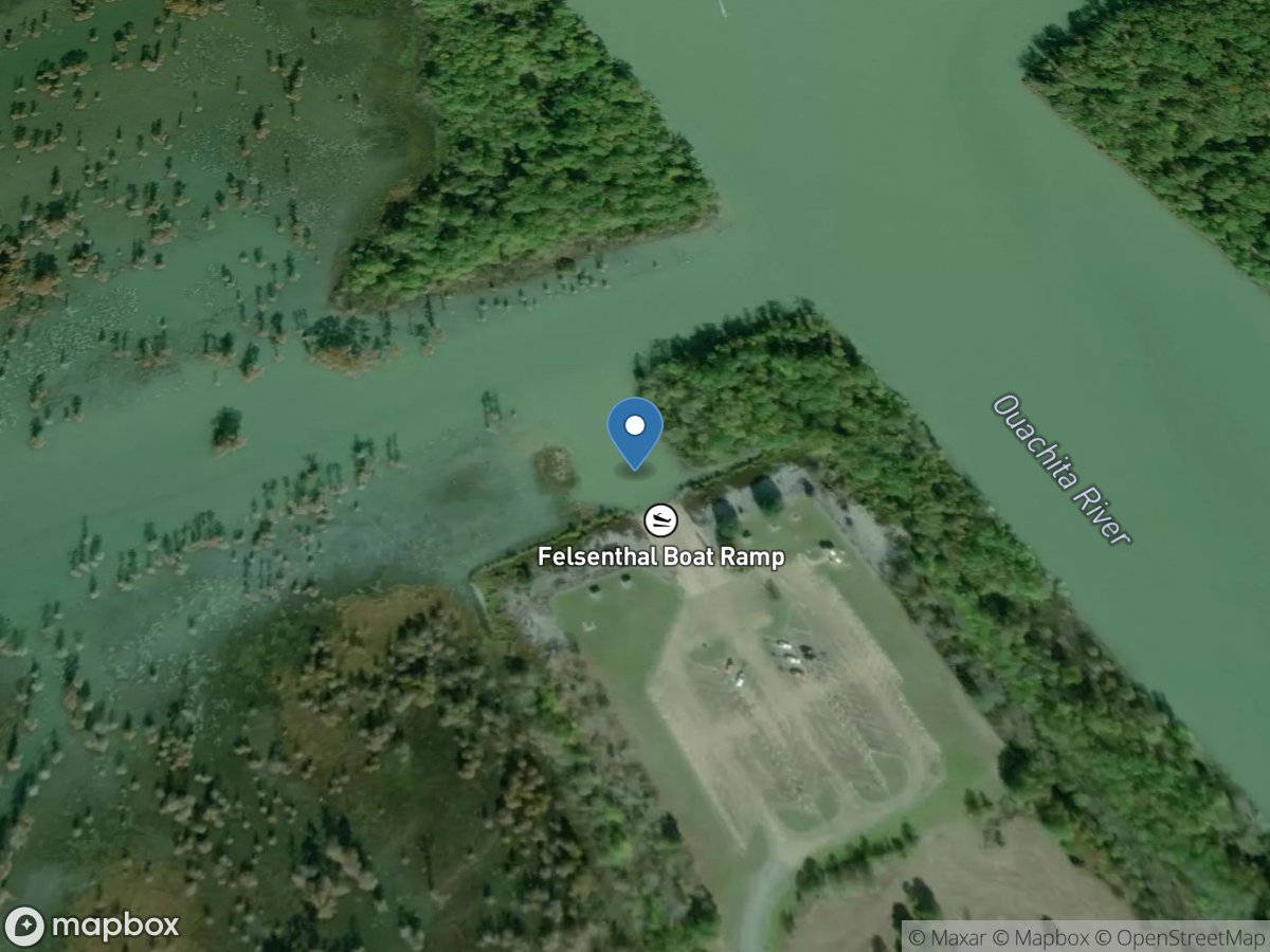 Felsenthal Lock and Dam Upper Pool Boat Ramp