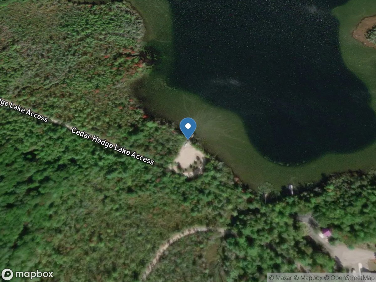 Cedar Hedge Lake
