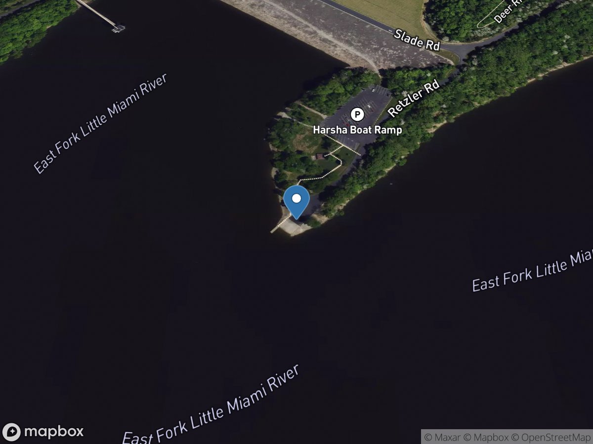 William H. Harsha Lake Dam Boat Ramp