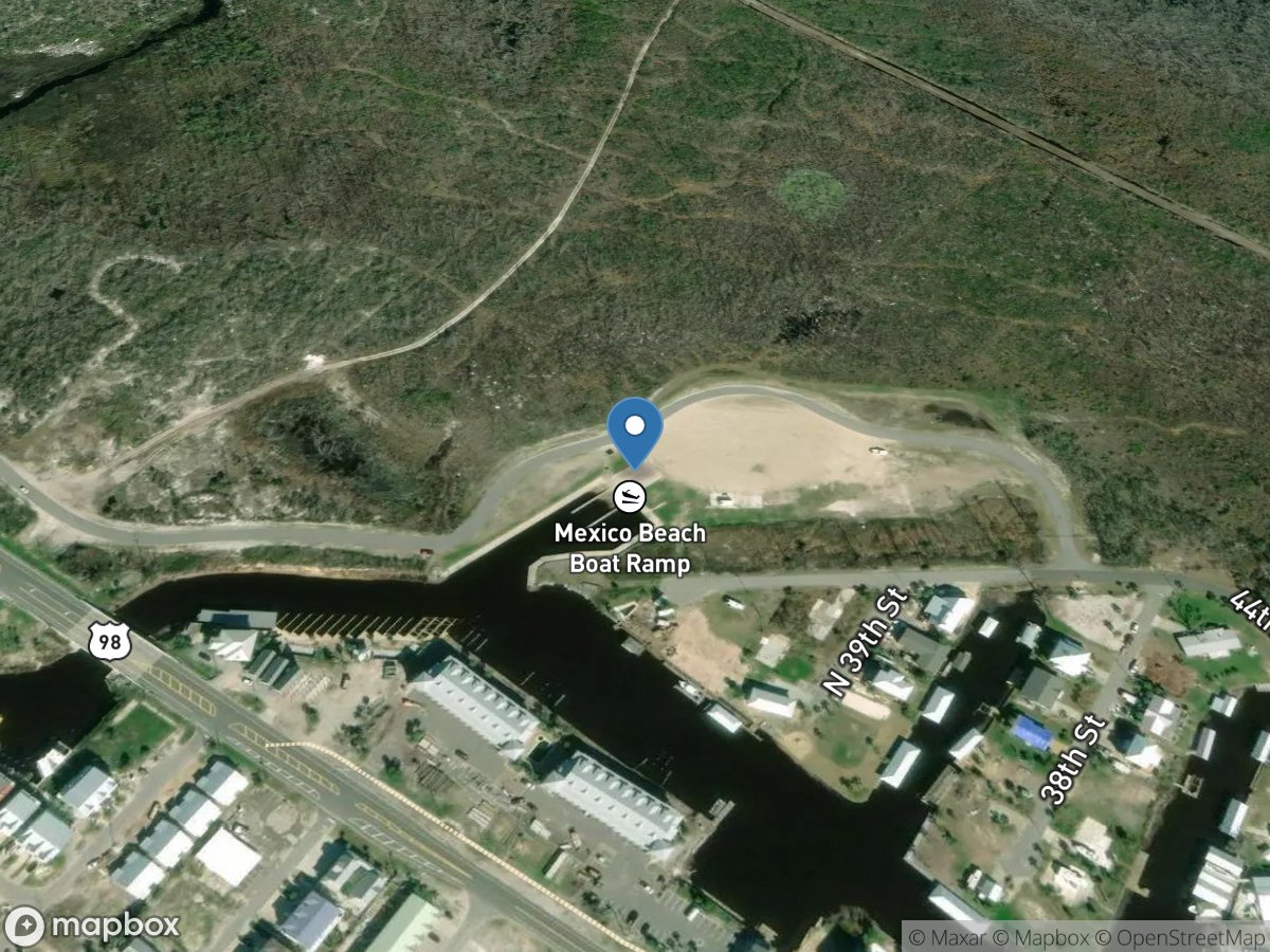 Mexico Beach Public Boat Ramp (City Docks)