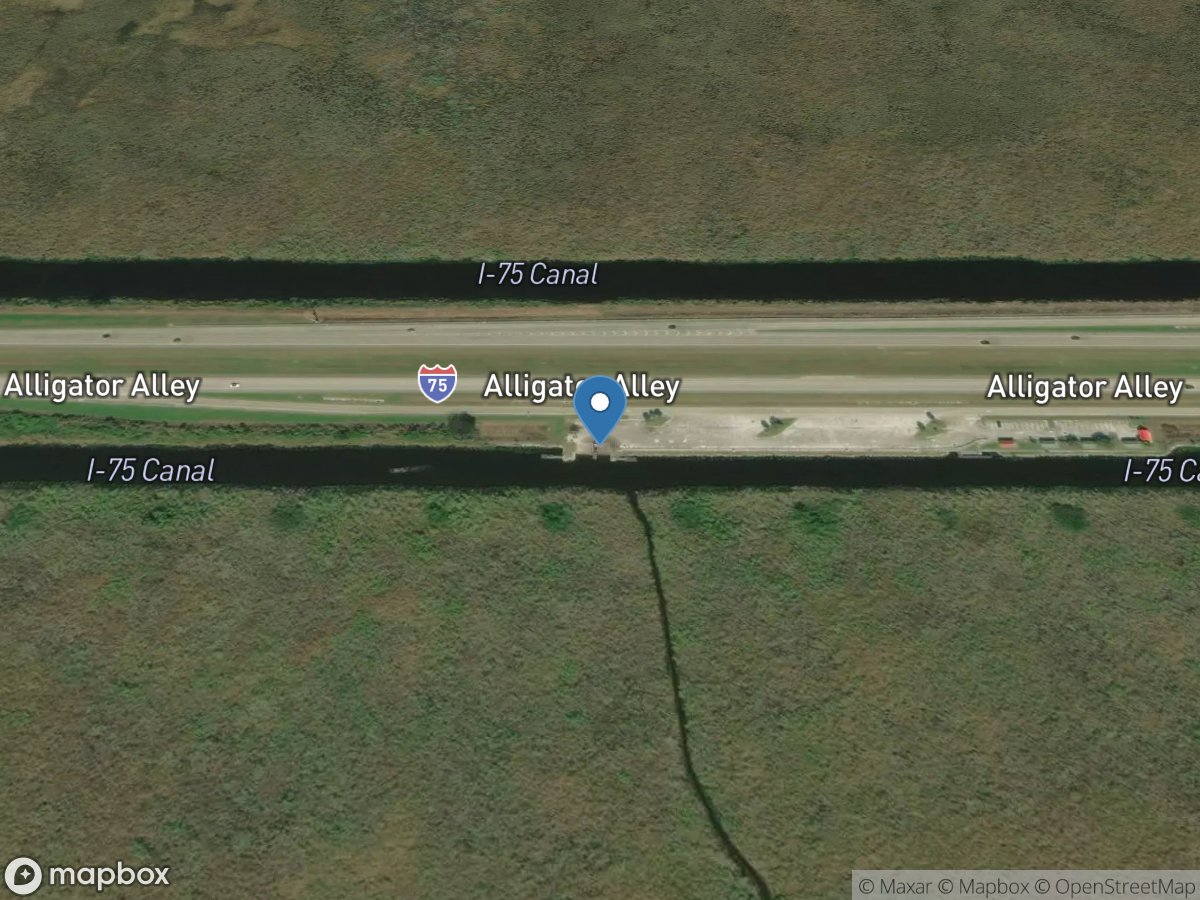 Everglades WMA - Alligator Alley - Mile 32 Eastbound