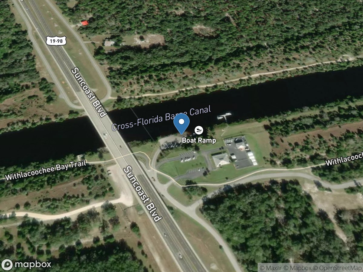 Cross Florida Greenway - Withlacoochee Barge Canal Boat Ramp