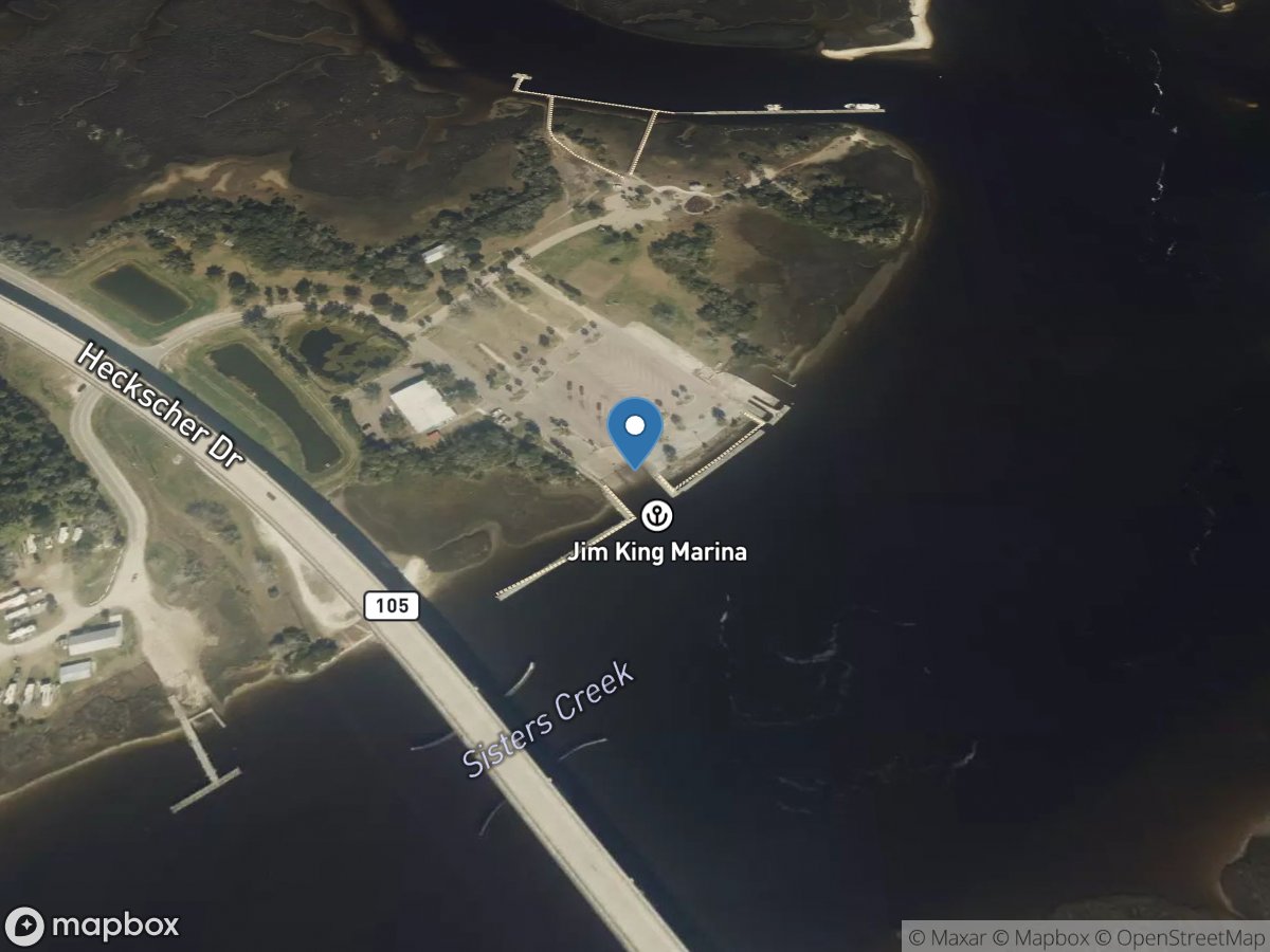 Jim King Park and Boat Ramp at Sisters Creek