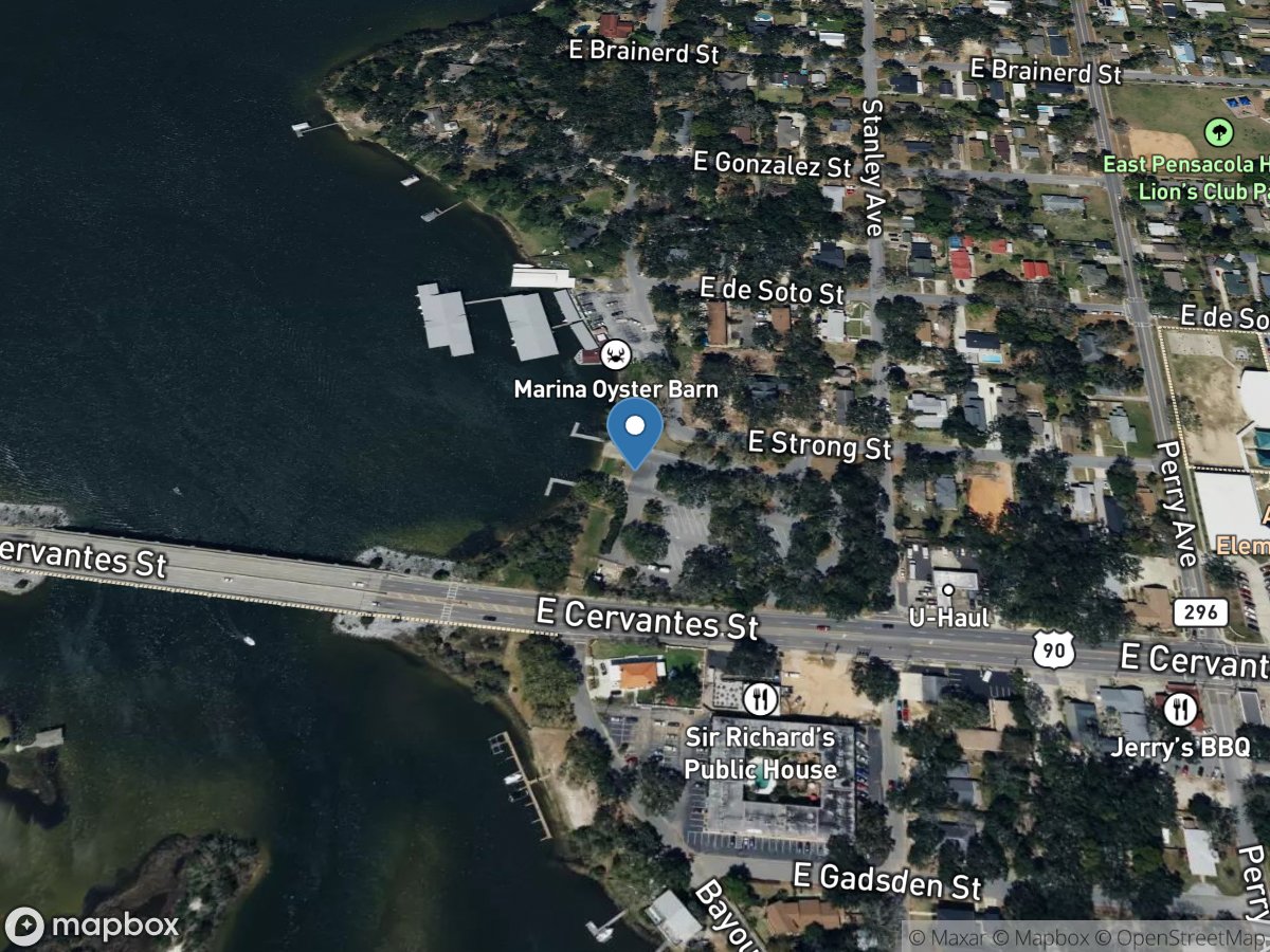 Bayou Texar Public Boat Launch