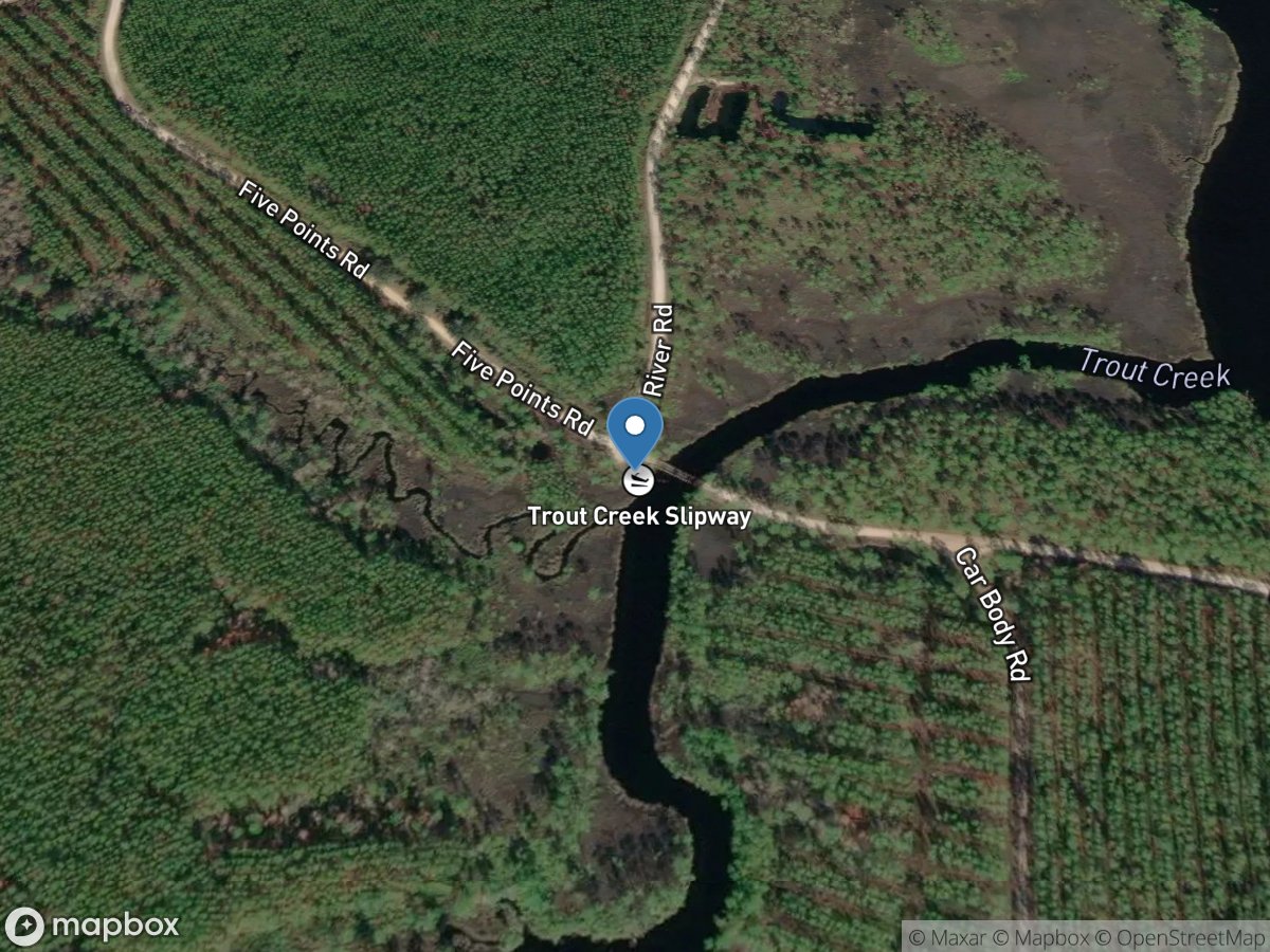 Tate's Hell State Forest - Trout Creek Recreation Site Boat Launch