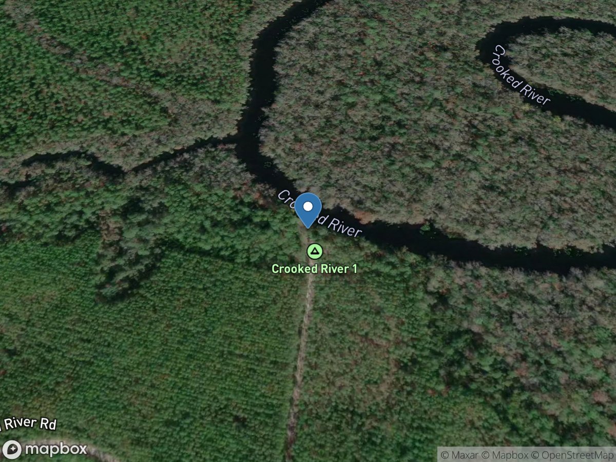 Tate's Hell State Forest - Crooked River Recreation Site #1 Primitive Boat Launch