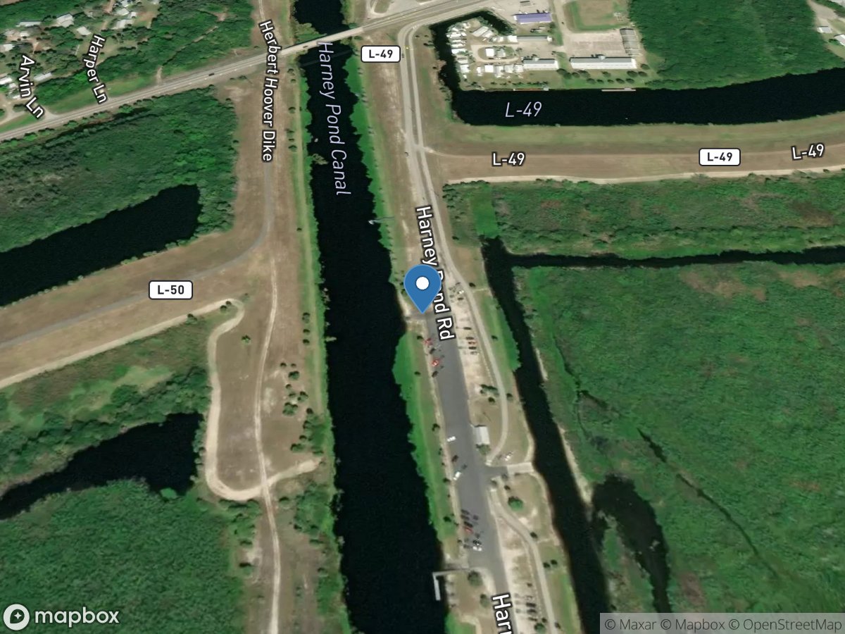 Harney Pond Canal - Margaret Van de Velde Park - Northern Canal Side Boat Ramp