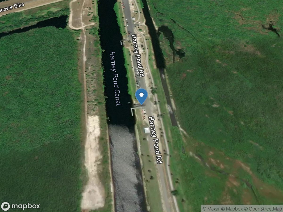 Harney Pond Canal - Margaret Van de Velde Park - Southern Canal Side Boat Ramp