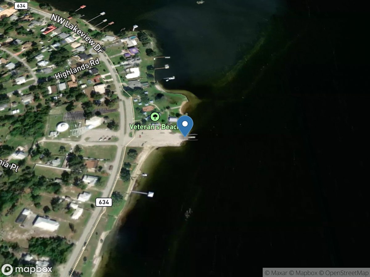 Veteran's Beach Park and Public Boat Ramp - Sebring