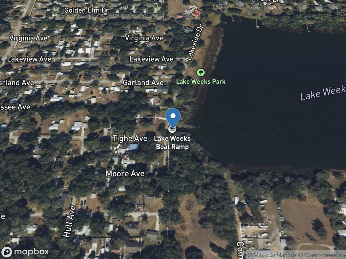 Lake Weeks (Seffner) Public Boat Ramp - Fwc # 139