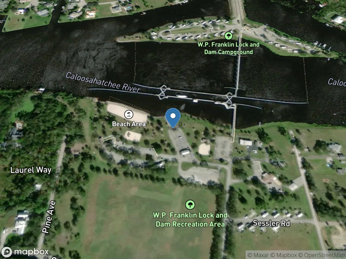 W. P. Franklin Lock and Dam South