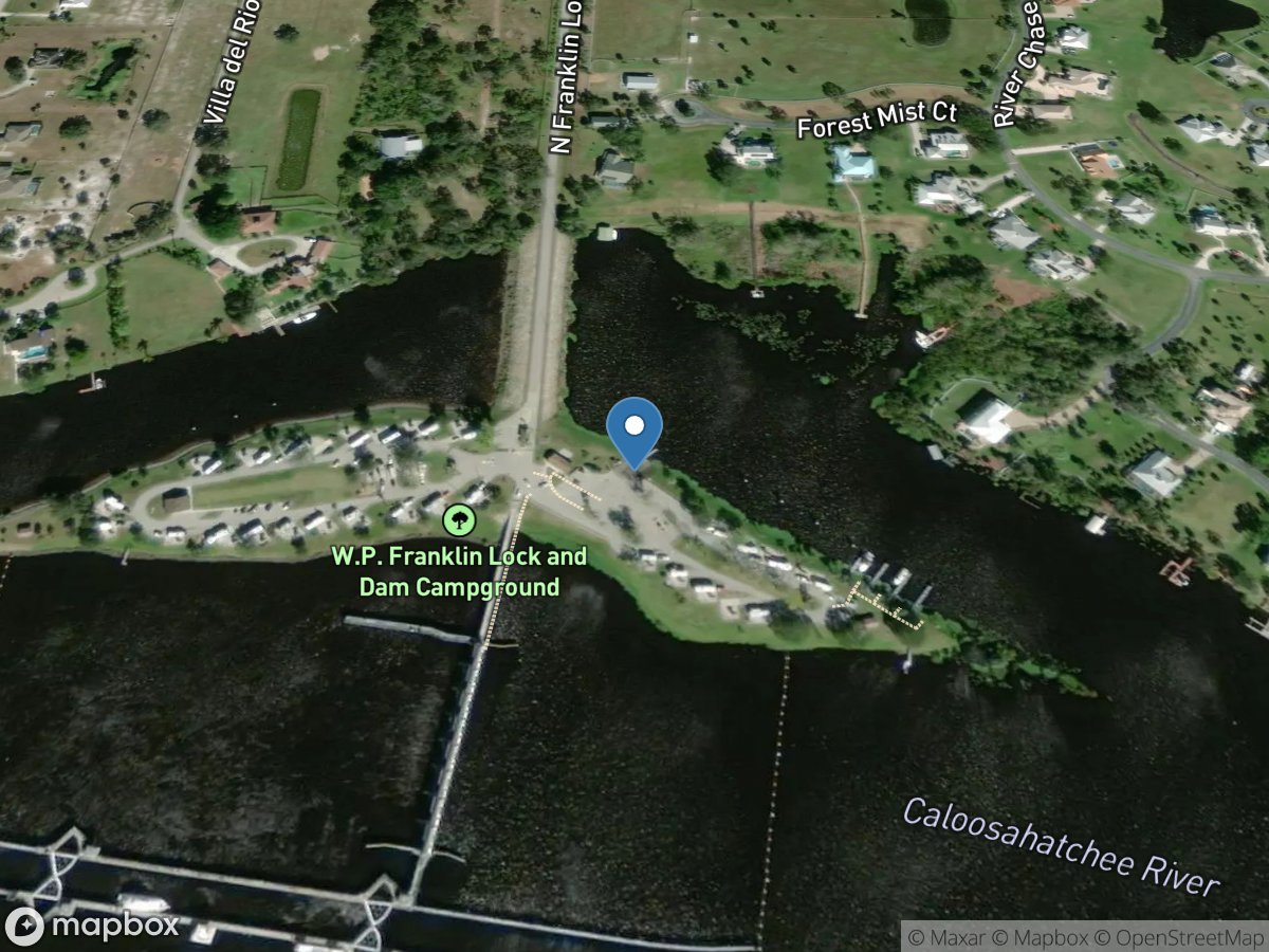 W. P. Franklin Lock and Dam North