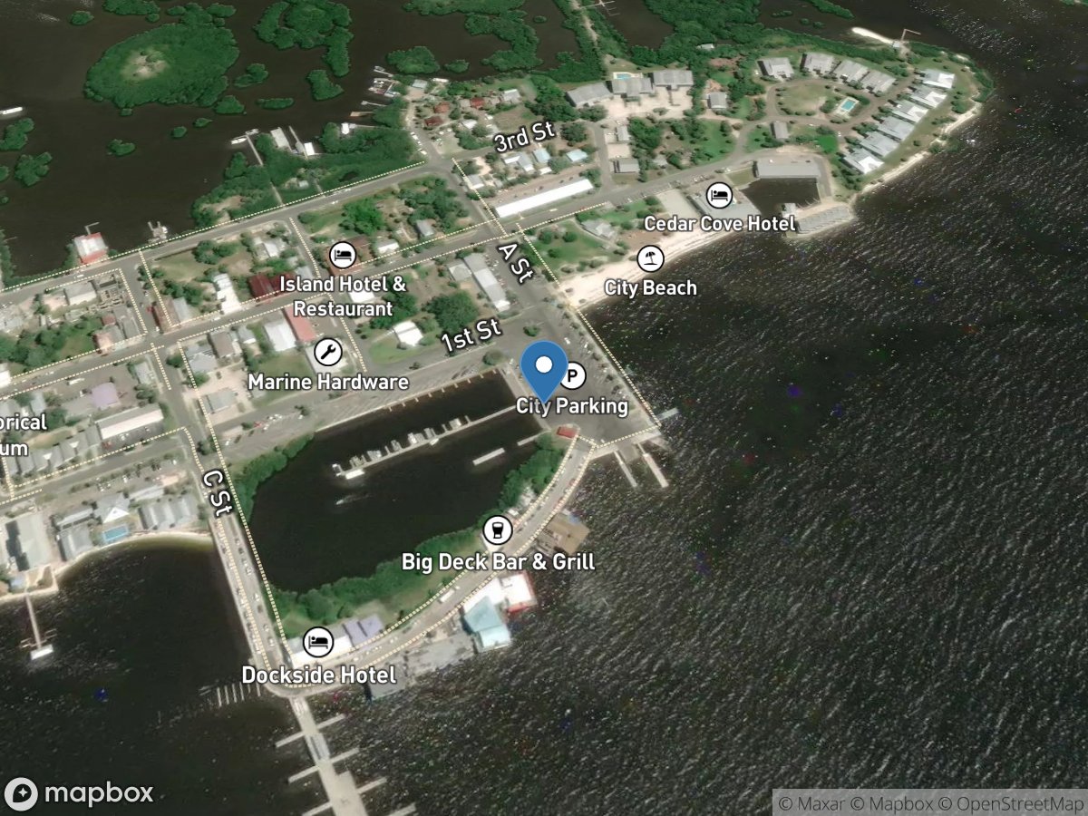 Cedar Key Marina Basin Side Boat Ramp