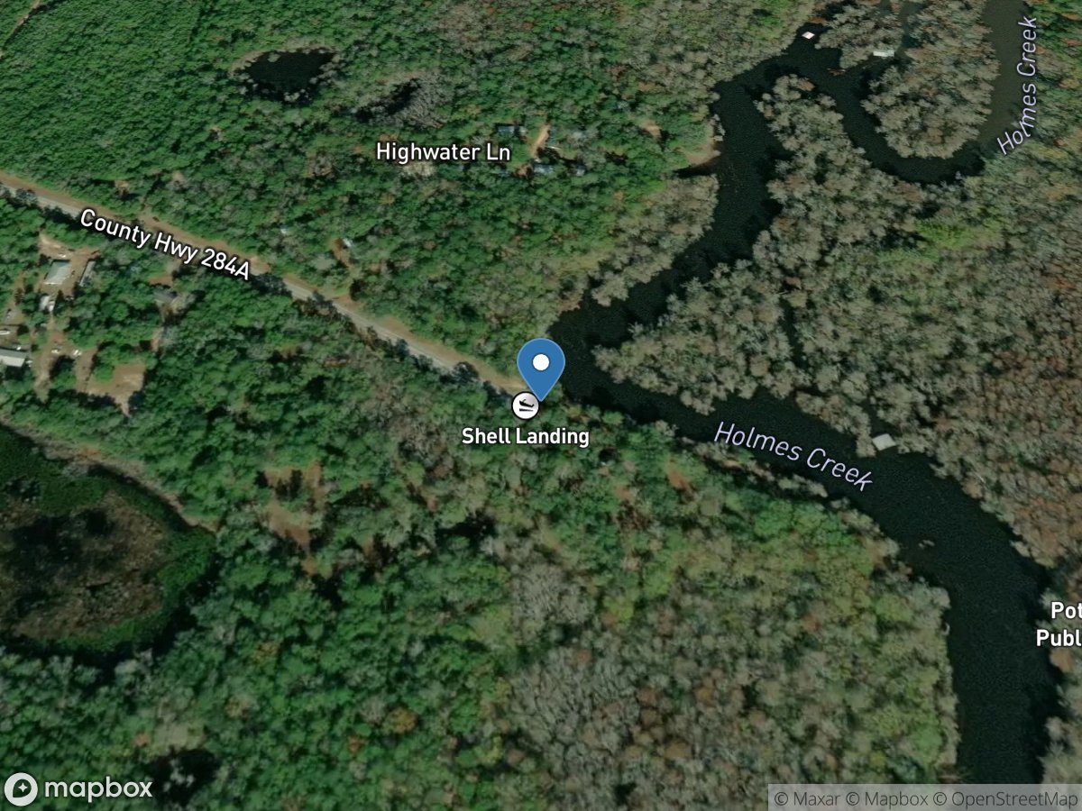 Shell Landing (Holmes Creek) Public Boat Ramp