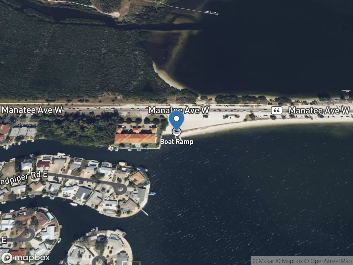 Manatee Avenue Causeway - Palma Sola Bay Public Boat Ramp