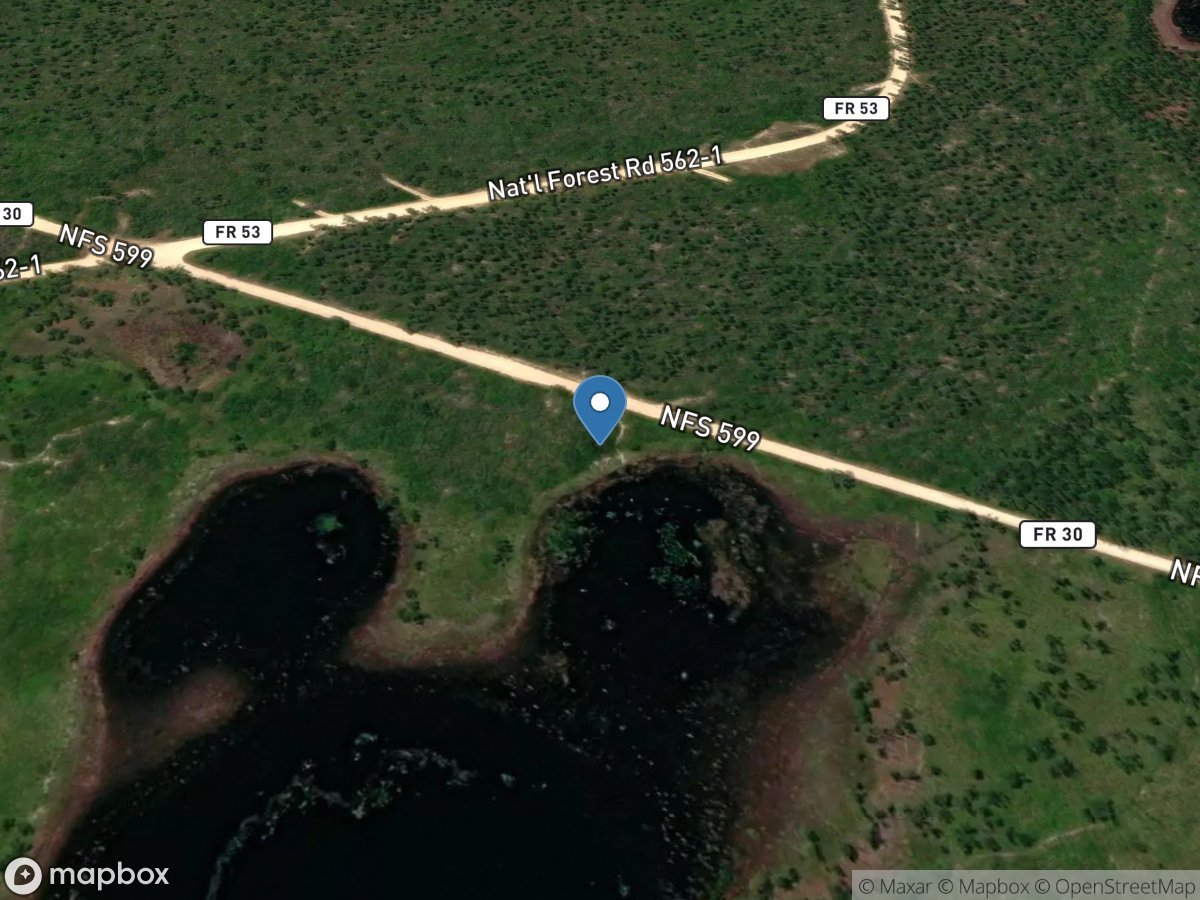 Chain-O-Lakes Northern Access (Forest Road 599)