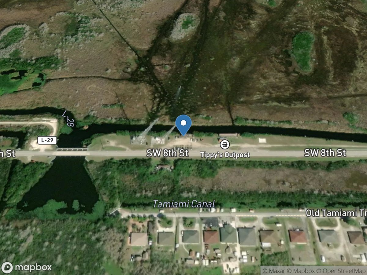 Everglades WMA - Tamiami Trail (21 mile) at S-12-A (Forty Mile Bend)