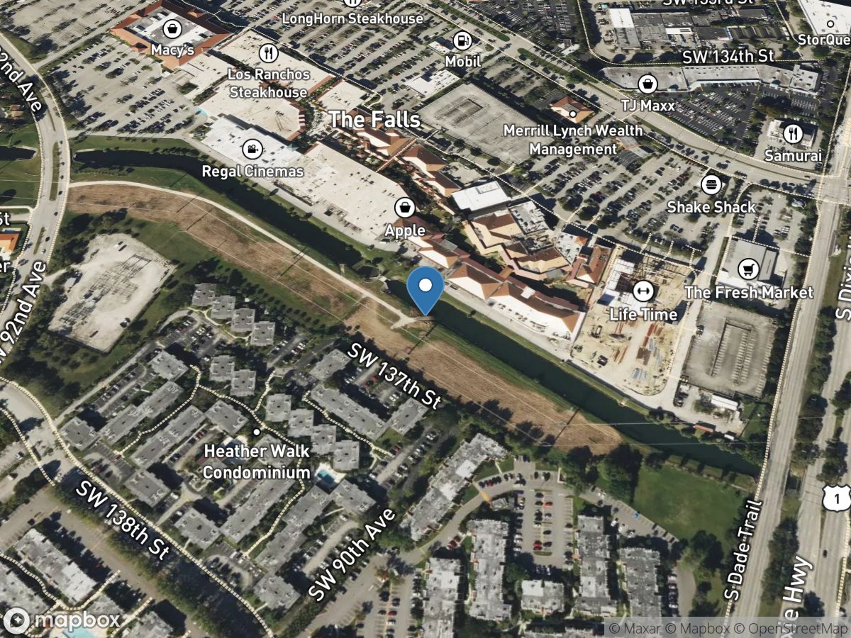 Cutler Drain Canal (C-100C East of Water Control Structure S-119)