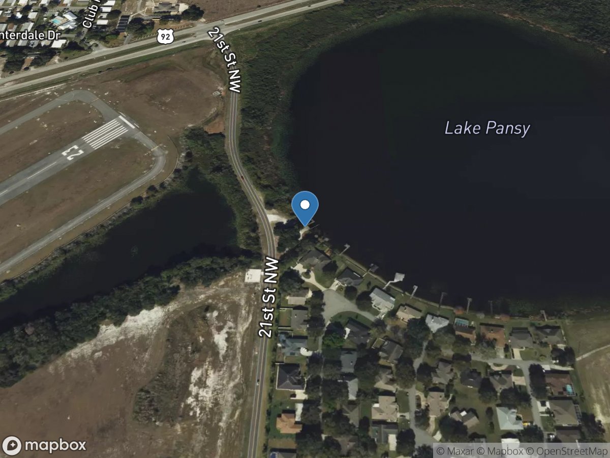 Lake Pansy Public Boat Ramp