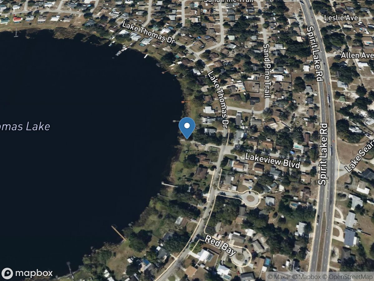 Thomas Lake Public Boat Ramp