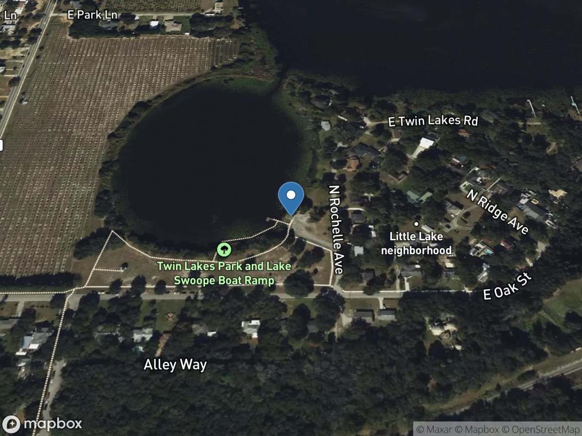 Lake Swoope Twin Lakes Park Public Boat Ramp