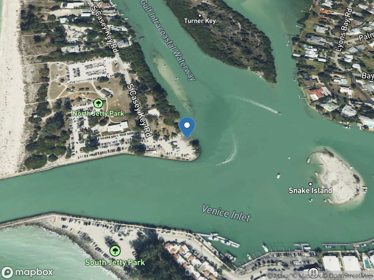 North Venice Jetty Park Primitive Boat Ramp