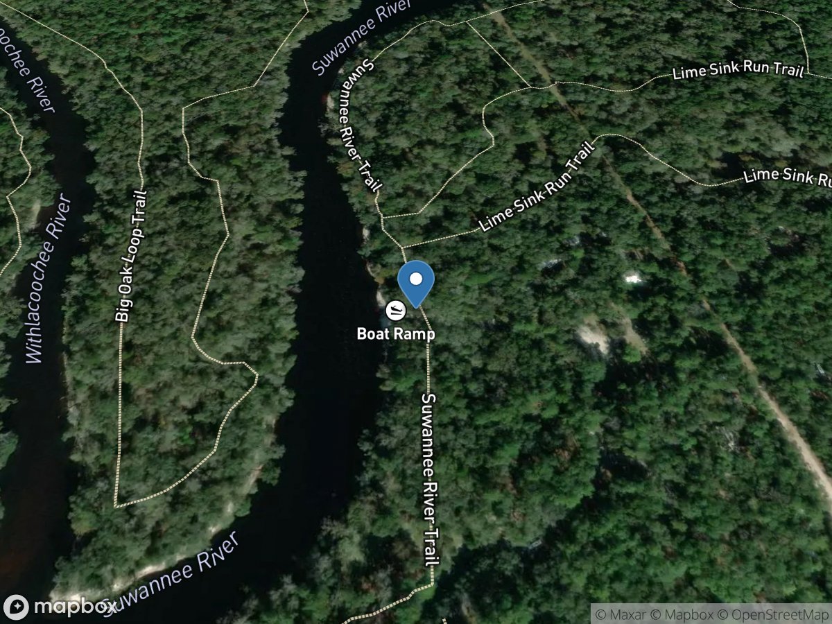 Suwannee River State Park Boat Ramp