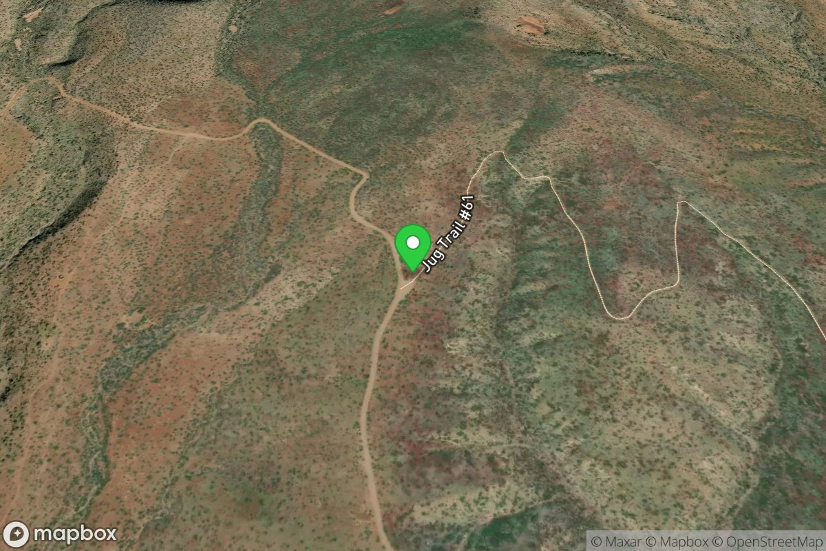 Trailhead parking area