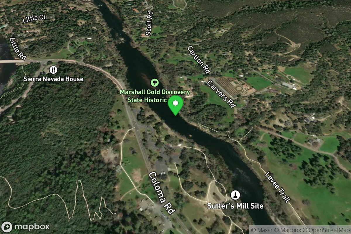 Marshall Gold Discovery State Historic Park in Coloma