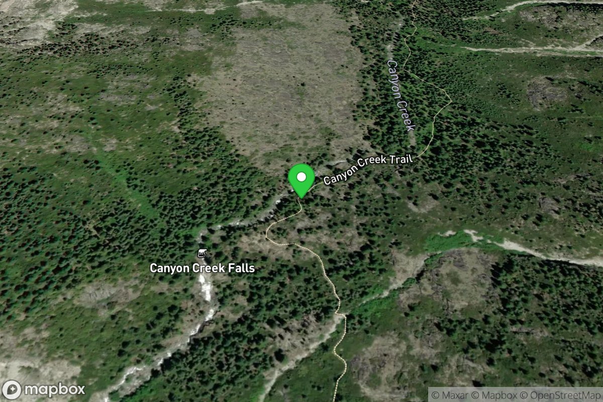 Canyon Creek Falls Take-out