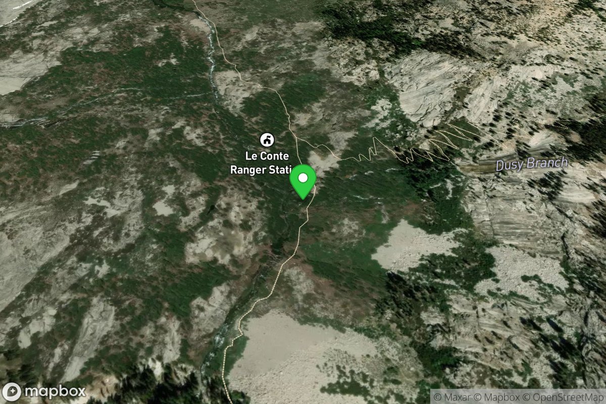 Dusy Branch Confluence