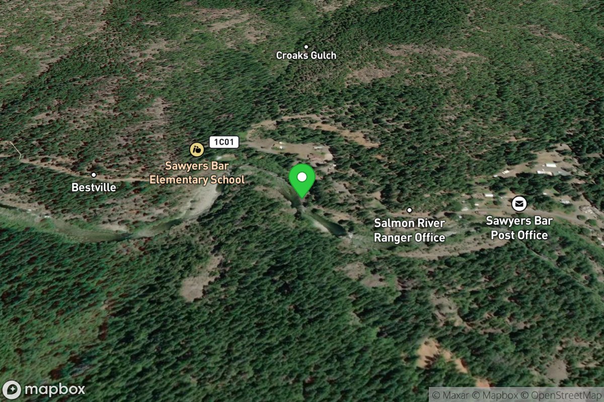 Sawyers Bar River Access beach