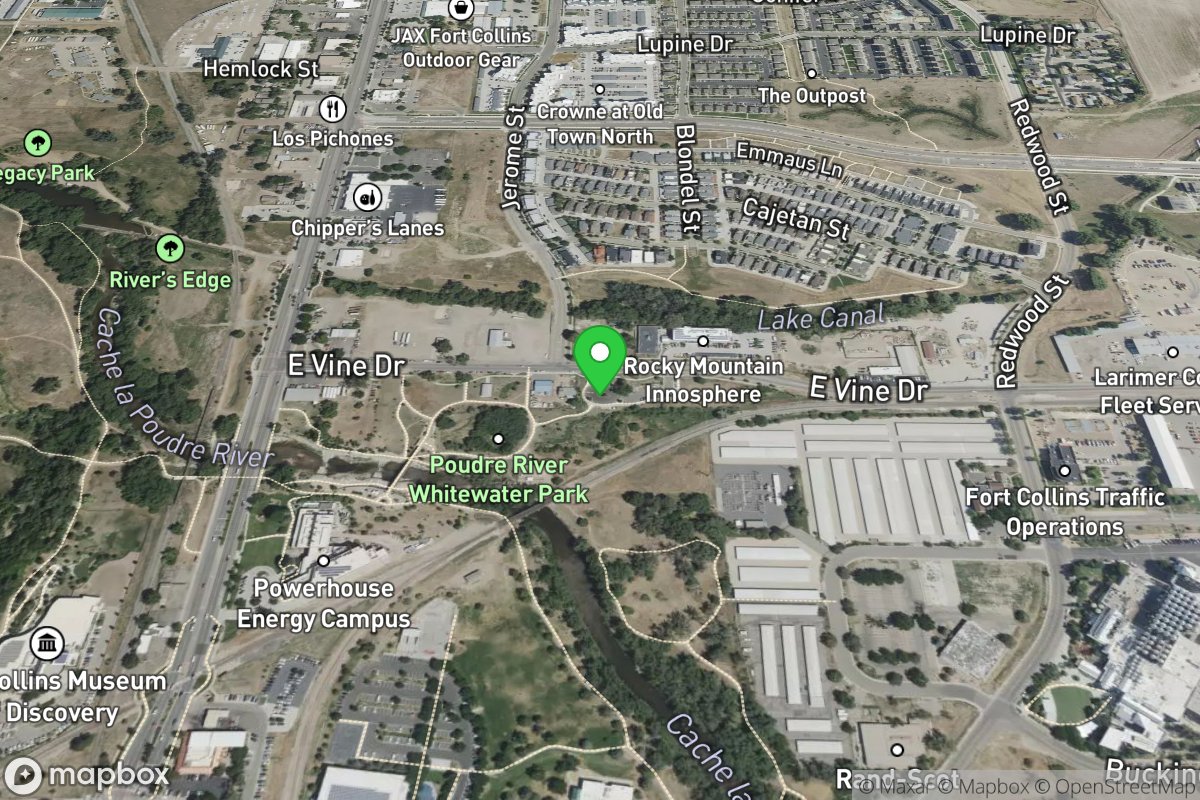 Poudre River Whitewater Park Parking Lot