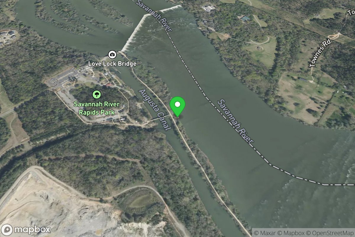 Savannah Rapids Park; put in