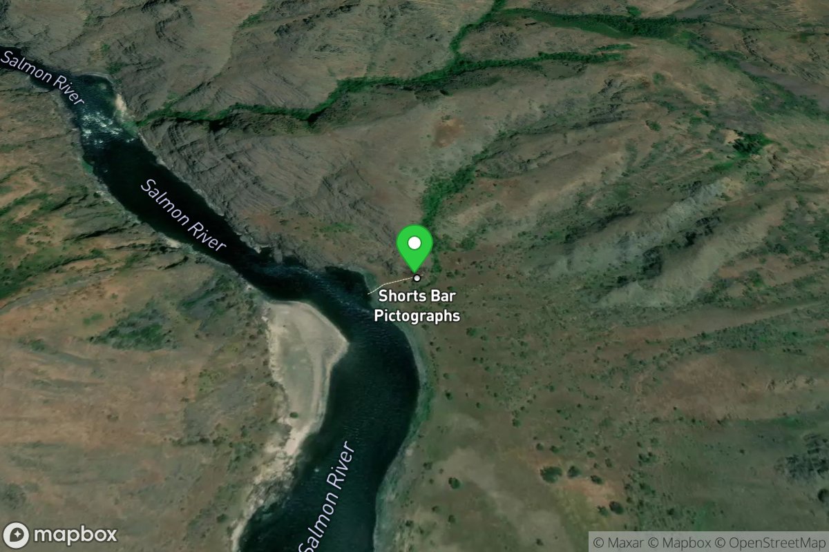 Shorts Bar Pictographs - start of Green Canyon