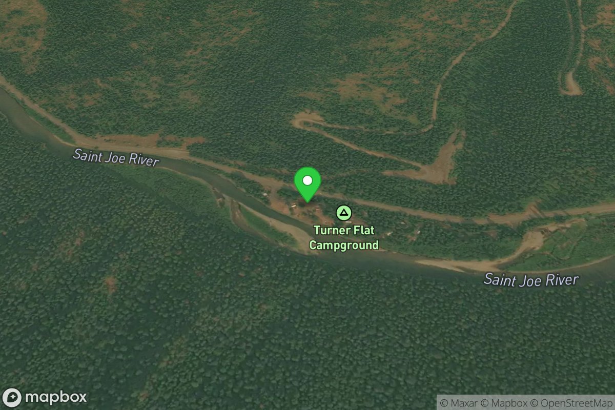 Turner Flat Campground, take-out