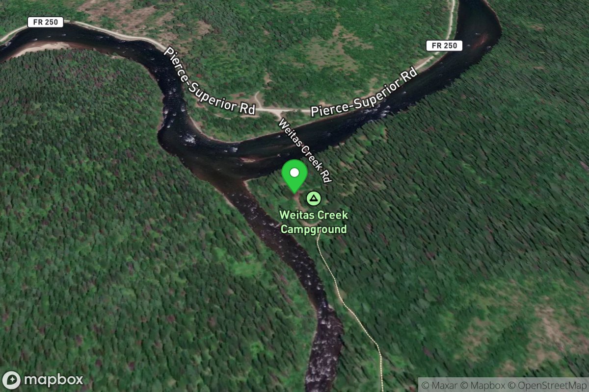 Weitas Creek Campground, Take Out