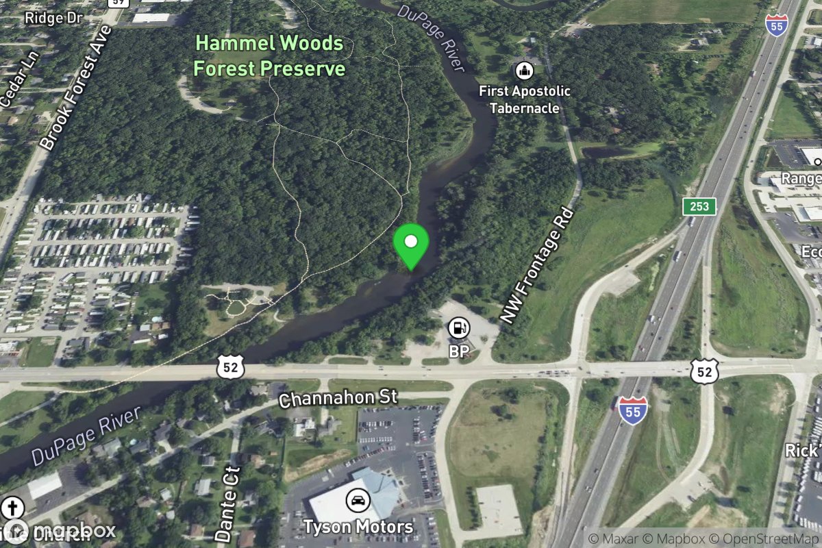 Former site of Hammel Woods Dam (now removed!)