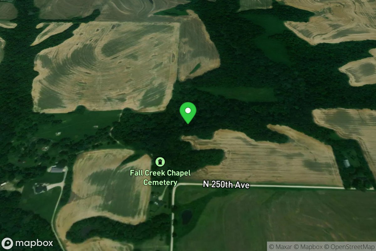 Map showing trail to Upper Falls (Put-in)