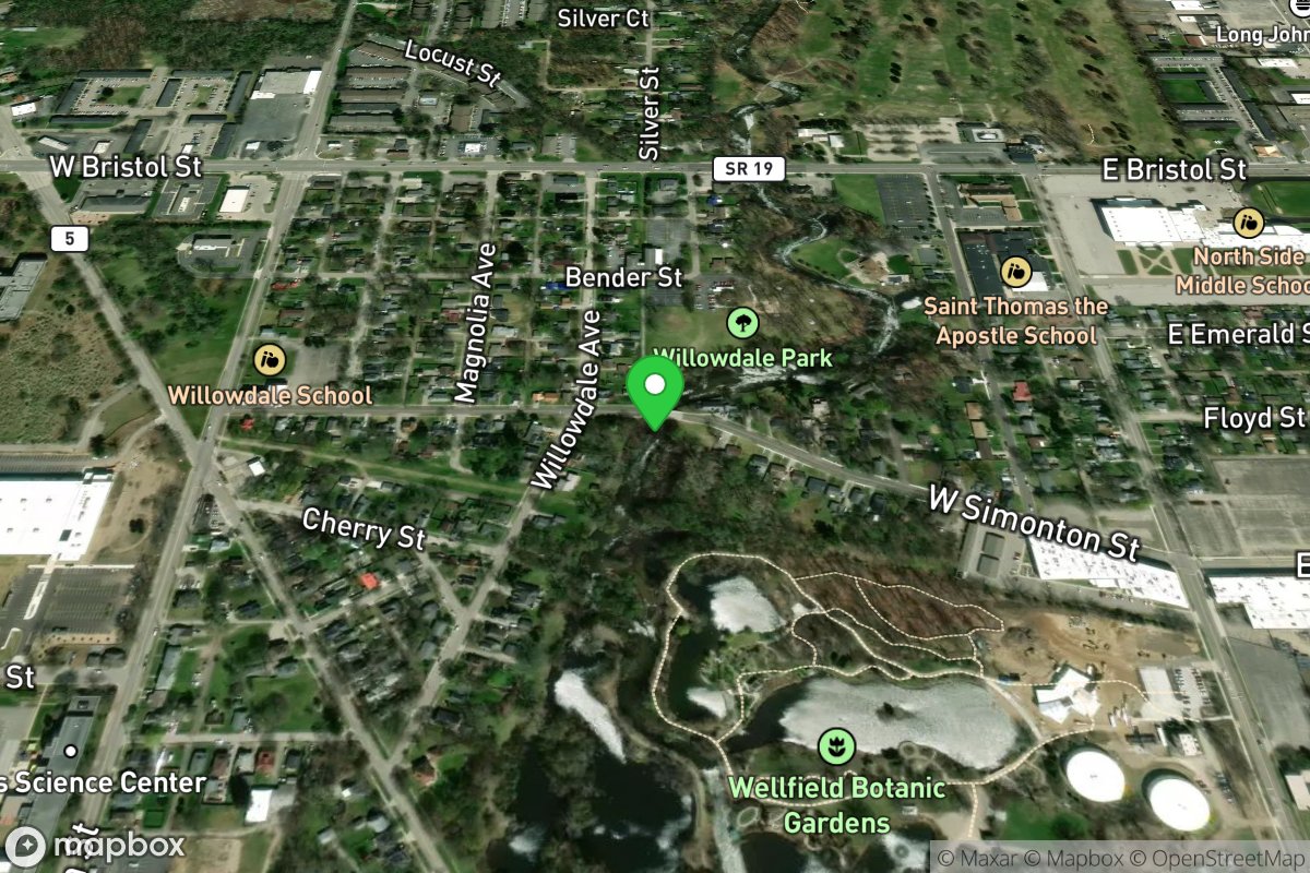 Put-in: Willowdale Park (1320 Olive Street)