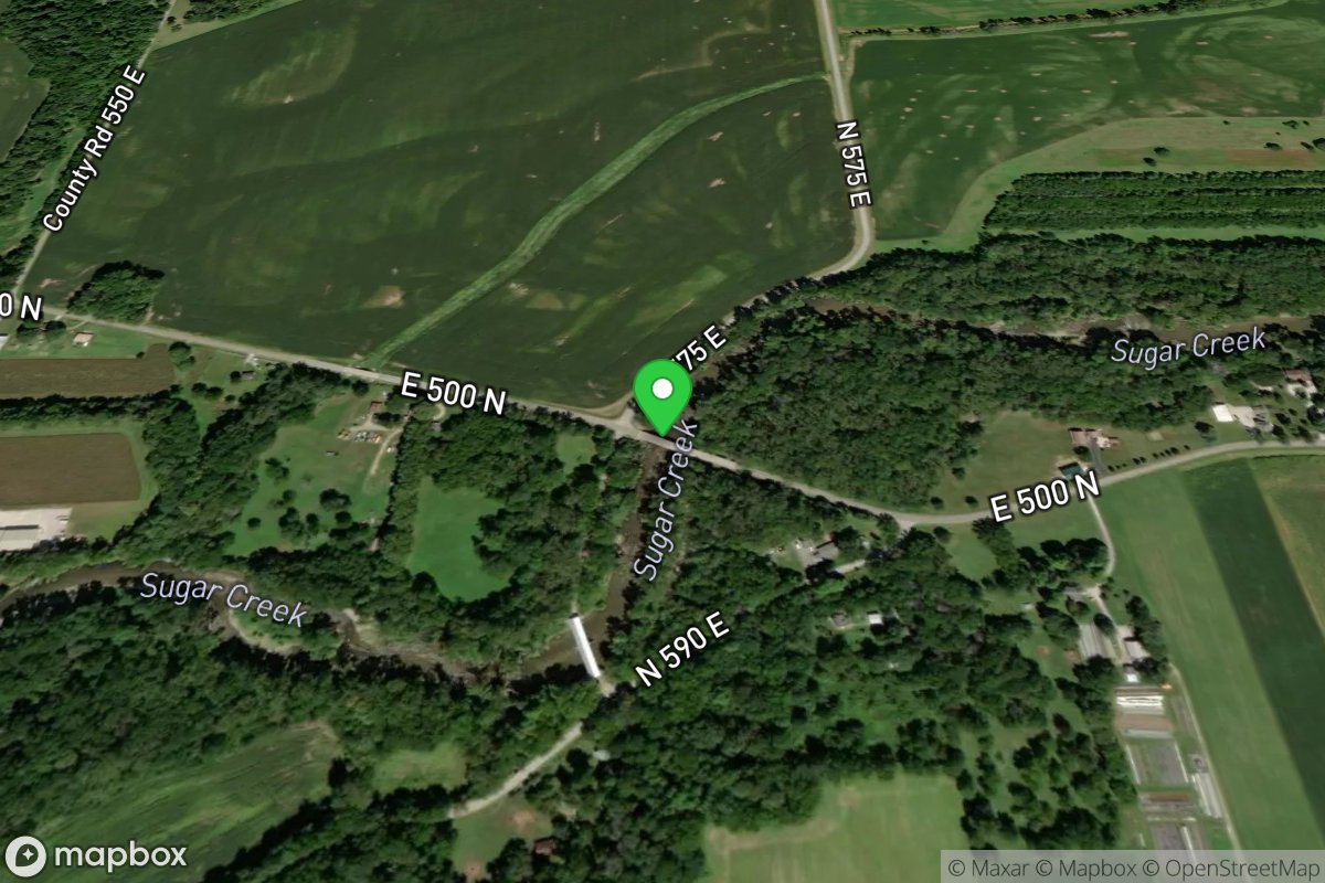 County Road East 500N