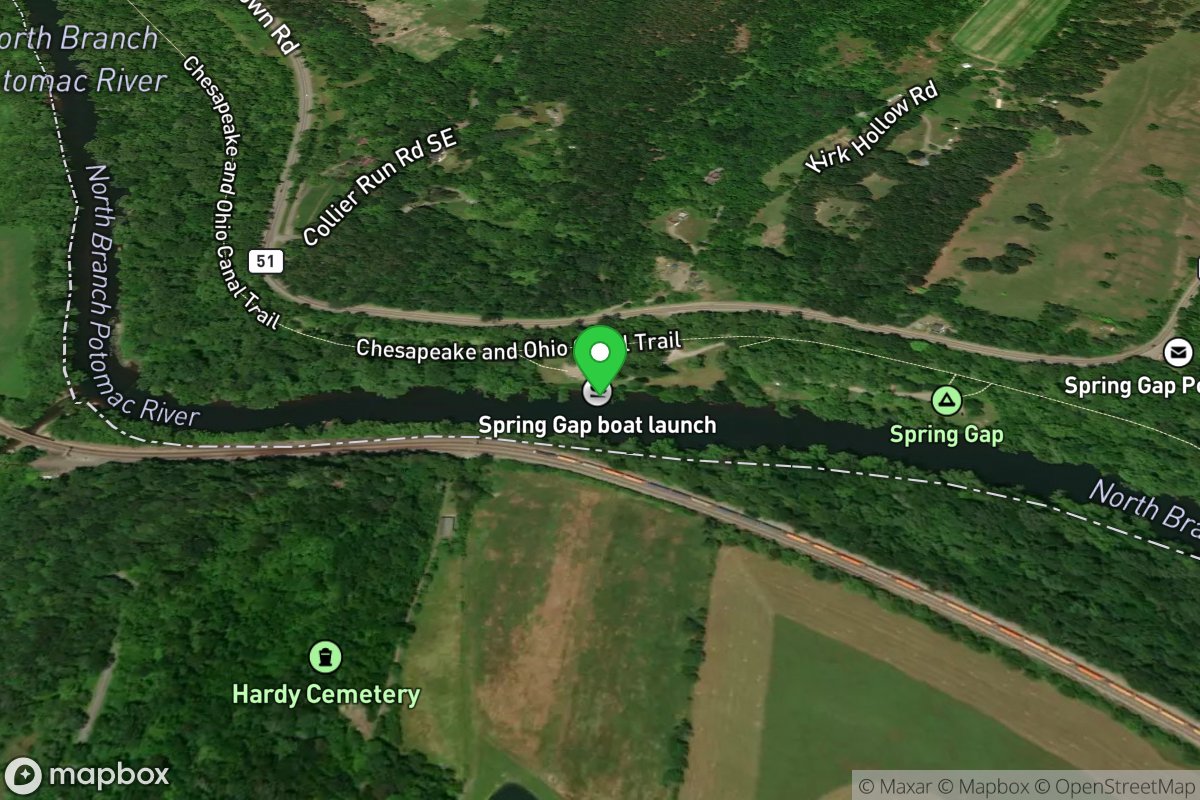 Spring Gap Boat Ramp